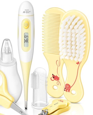 Philips AVENT SCH400/00 Babypflege-Set inkl. aller Pflegeartikel, gelb